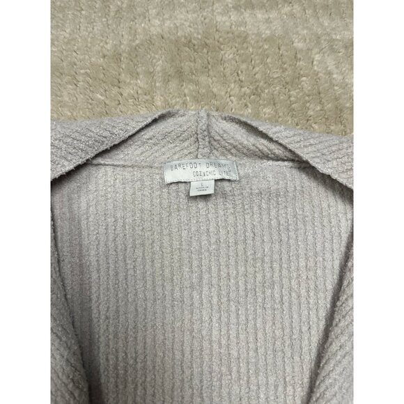 Barefoot Dreams CozyChic Waist Tie Cardi size large - Picture 3 of 5